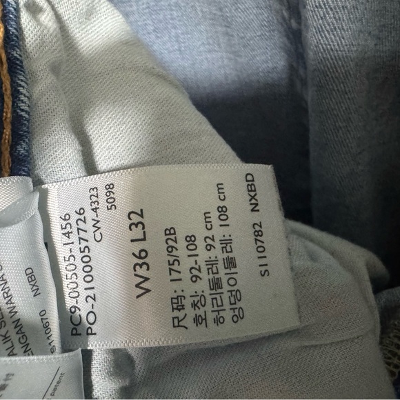 Levi's Blue Straight-Leg Jeans Vintage-Inspired - Picture 6 of 6